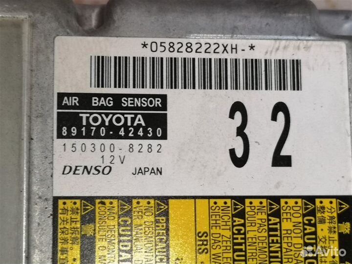 Блок управления подушками безопасности Toyota Rav4