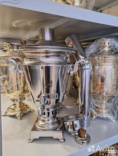 Самовар на дровах 5 литров Рюмка