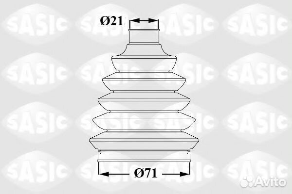 Комплект пылника 1900019 sasic