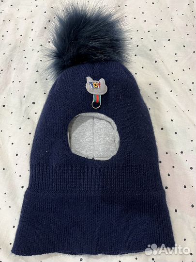 Шапка шлем на мальчика