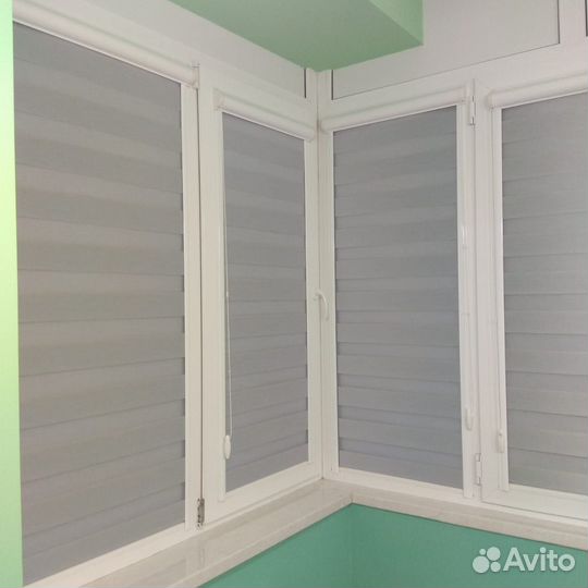 Рулонные шторы, Жалюзи