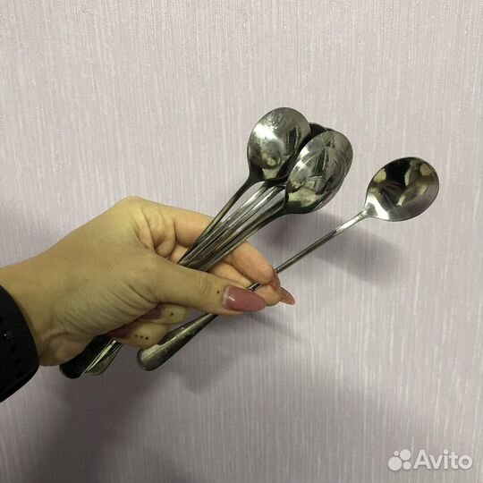 Ложки десертные и конфетница (фруктовница)