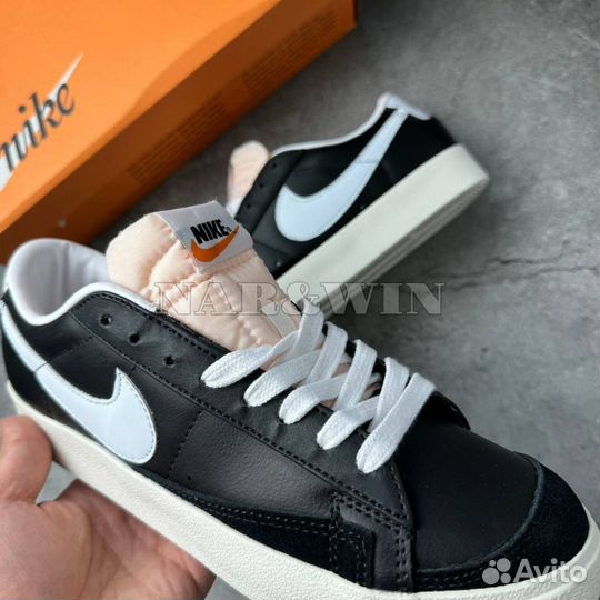 Кроссовки nike blazer MID 77 черные