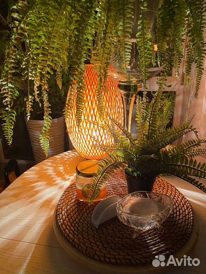 Плетеный ночник IKEA икеа boja бойа