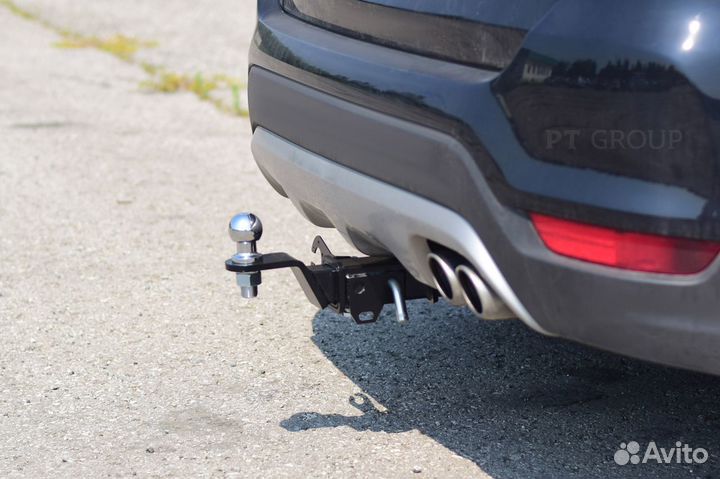 Фаркоп /съемный квадрат/ Kia Rio X-line с 2017