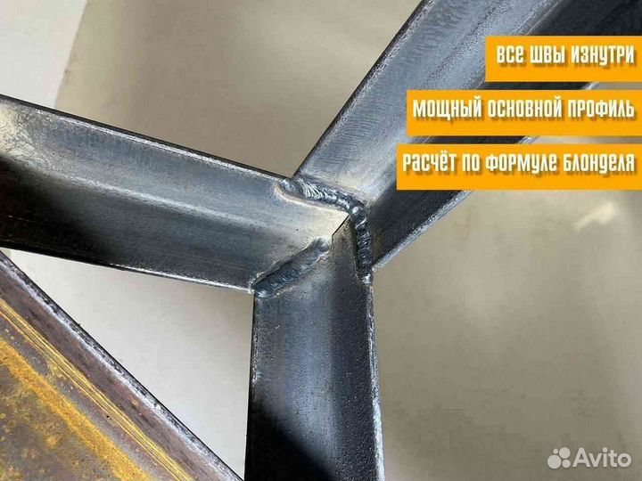 Лестница металлическая с гарантией