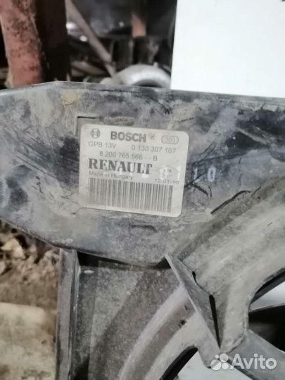 Вентилятор радиатора renault logan 2