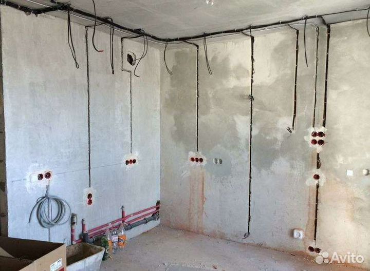 Услуги электрика монтаж розеток