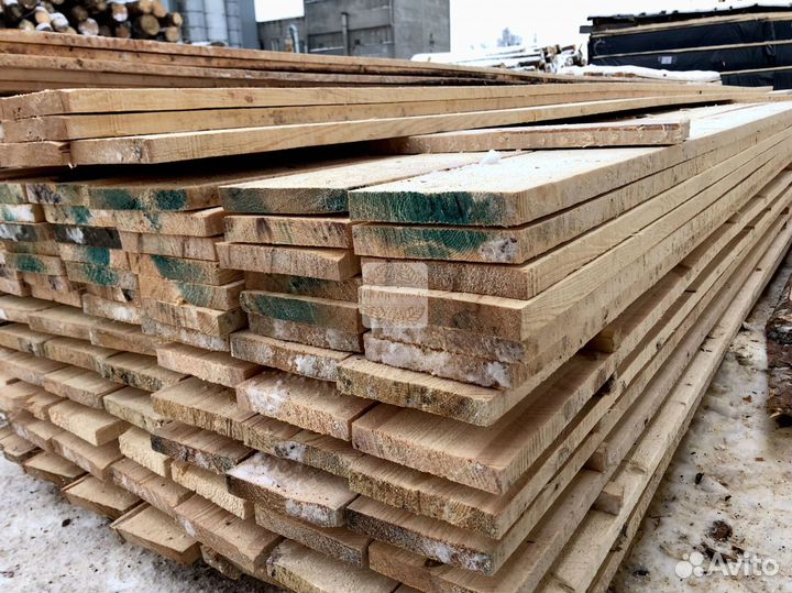 Доска обрезная естественной влажности 1 сорт