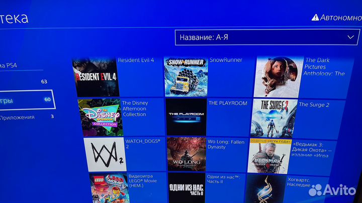 Sony ps4 Pro 2 tb White прошивка 9.00 + 60 игр