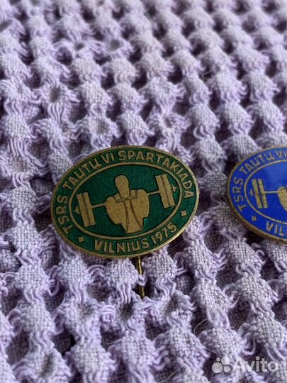 Знаки,Значки СССР Вильнюс 1975, Vilnius 1975
