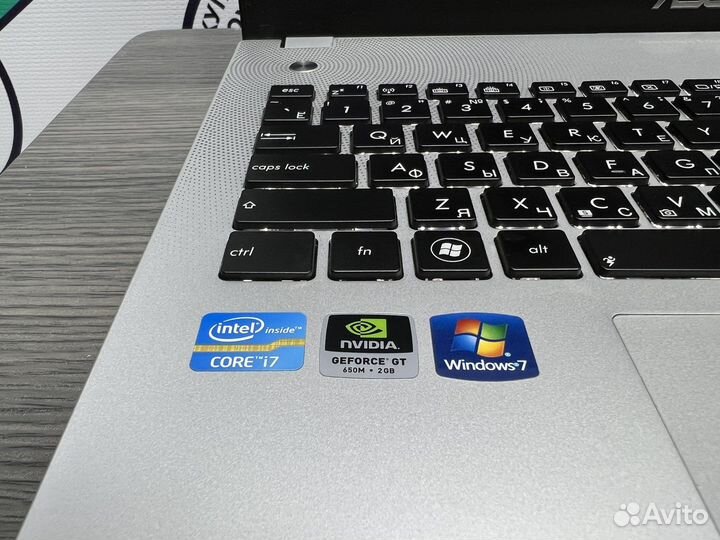 Игровой Asus core i7-3610QM 8Gb Geforce GT650 SSD