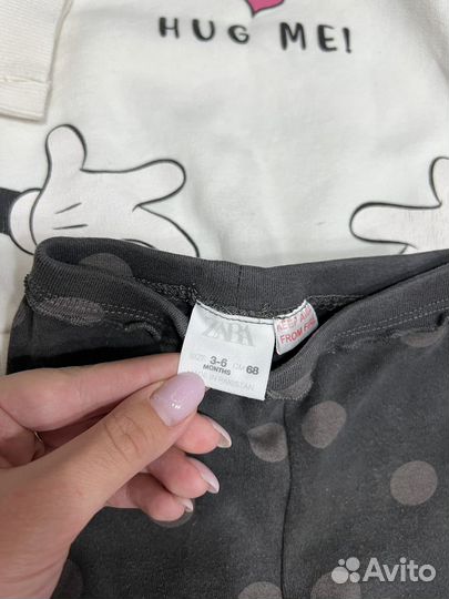 Пакет вещей Zara 3-6 / 6-9 месяцев