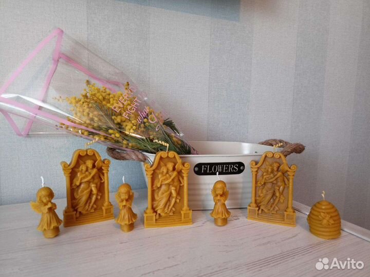 Свечи из натурального пчелиного воска