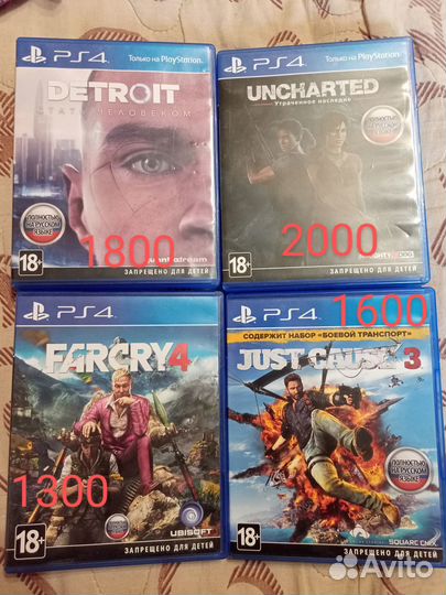 Игры ps4