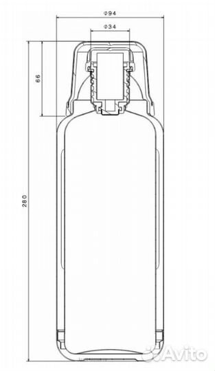 Термос Bobber Flask Matte 1Л