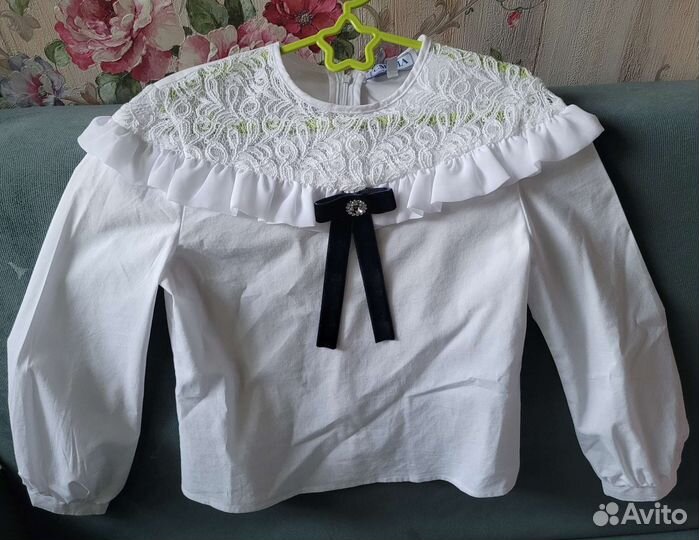 Рубашка школьная для девочки 134