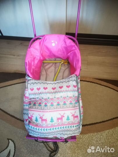 Санки коляска детские трансформер