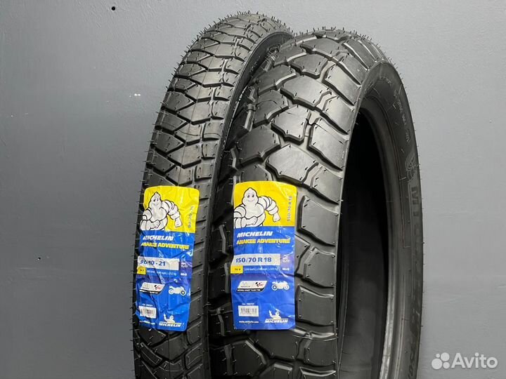 Michelin Anakee Adventure 90/90-21 и 150/70-18