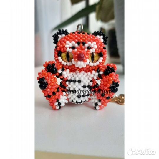 Тигренок из бисера
