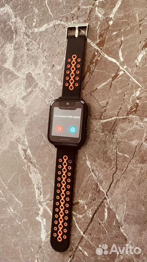 Часы с GPS трекером Digma Kid K7m Black/Orange