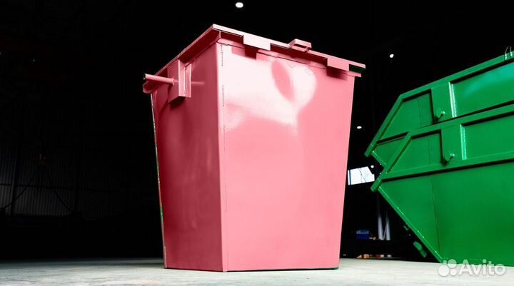 Мусорный бак, контейнер для мусора 0.75. Арт 12143