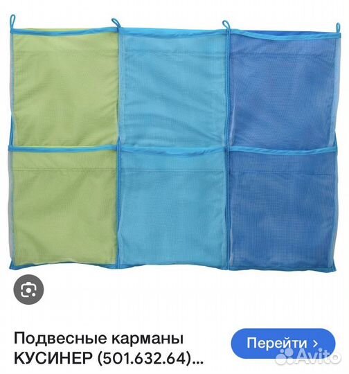 Подвесные карманы kusiner IKEA