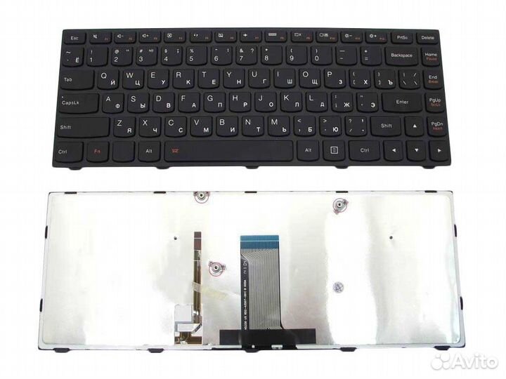 Клавиатура для Lenovo IdeaPad G40-30 с подсветкой