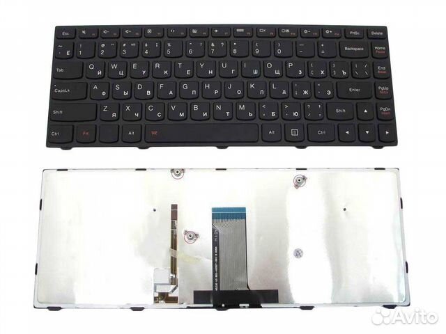 Клавиатура для Lenovo IdeaPad G40-30 с подсветкой