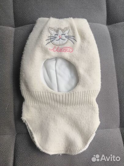 Шапка шлем для девочки размер 48