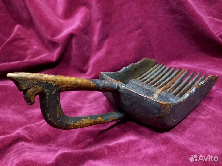 Старинный ковш для сбора ягод Вологда 19 век