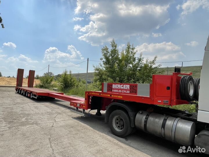 Полуприцеп трал (тяжеловоз) Berger 9855, 2023