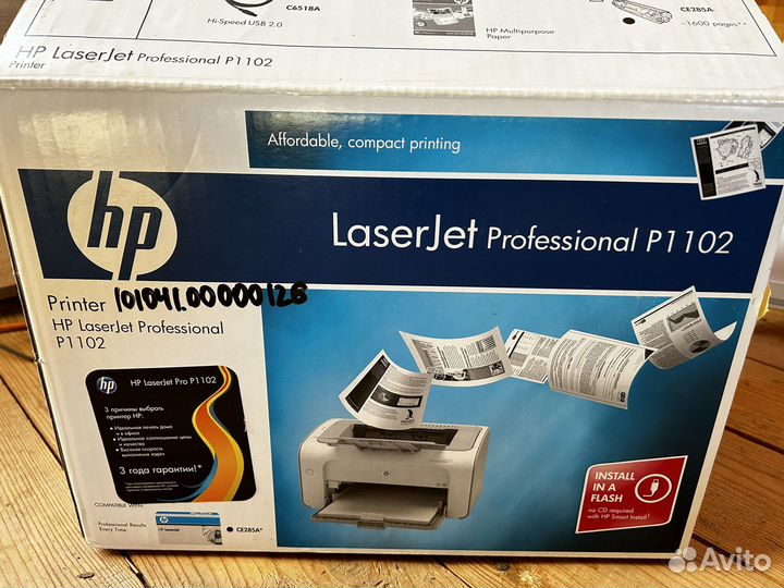 Принтер hp laserjet p1102