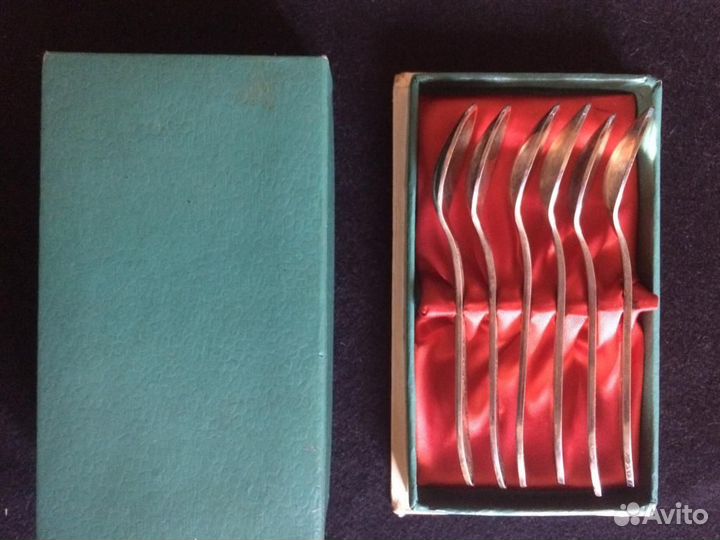 Мельхиоровые ложки кофейные