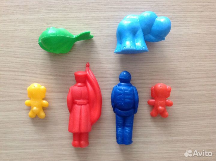 Игрушки дутыши, СССР, пакетом 4шт