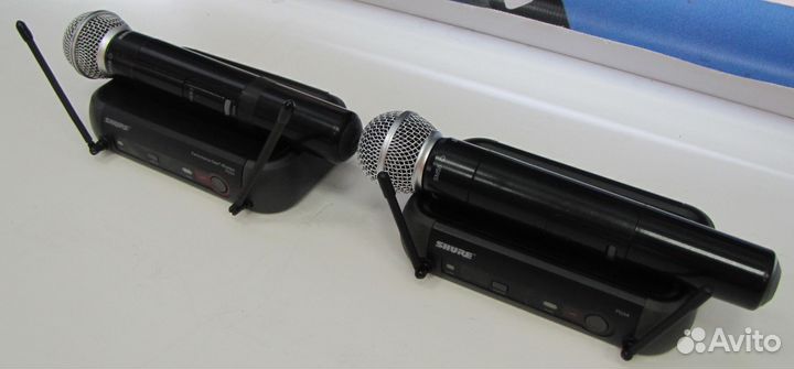 Микрофоны Shure SM58 PGX GLX 2шт Вокал Радио Pro