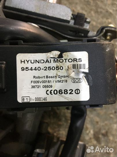 Замок зажигания с рулевой колонкой Хендай Акцент