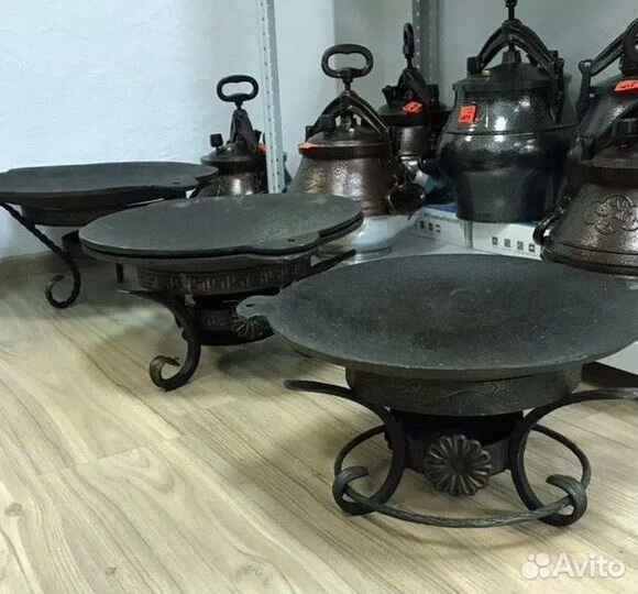 Садж чугунный, с подставкой