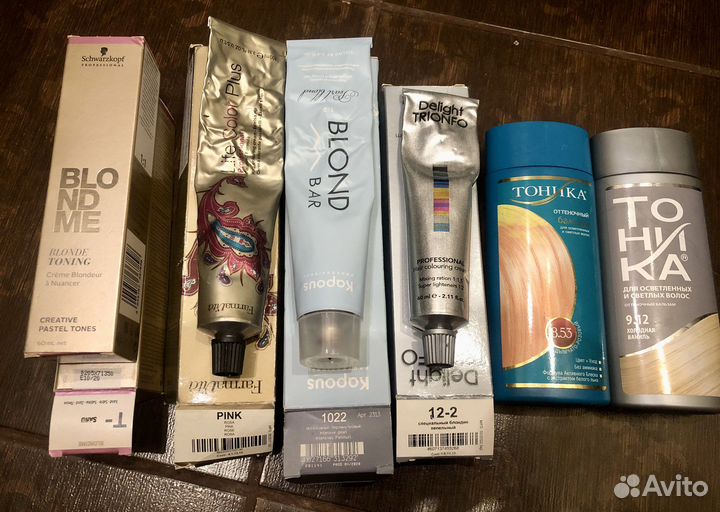 Краска для волос, тоника