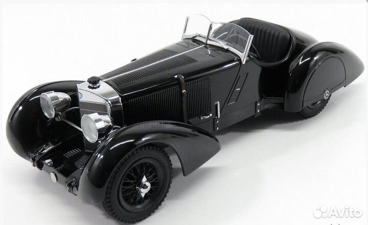 Mercedes SSK BMW 733i E23 1977 1/18 green grey