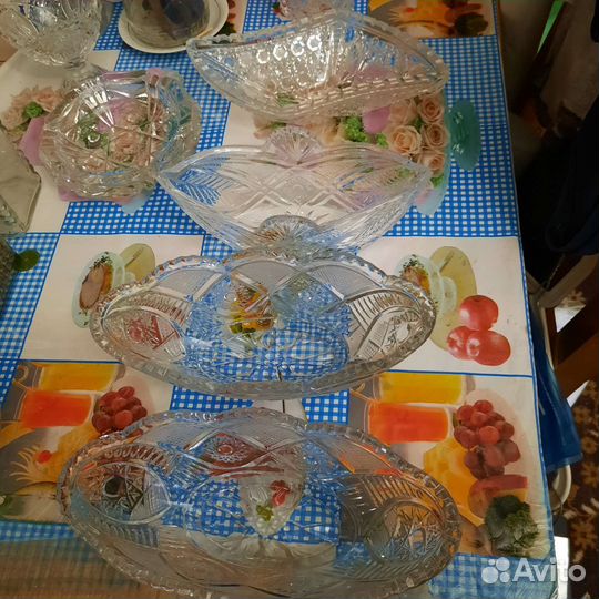 Ваза хрустальная СССР