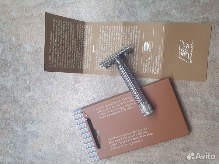 Бритва Fatip Grande Chrome Originale 42107 +лезвия