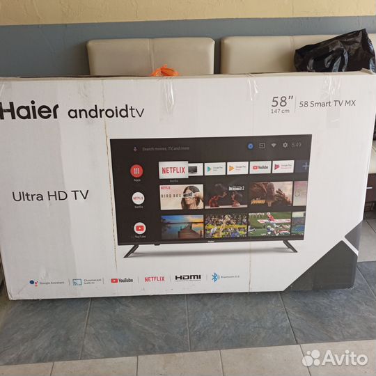 Телевизор Haier 58 Smart tv (андройд)