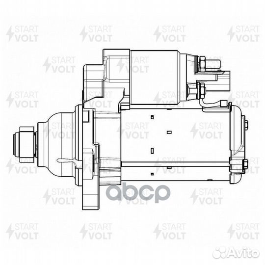 Стартер VAG Polo 10/Tiguan 16/Octavia A7 14