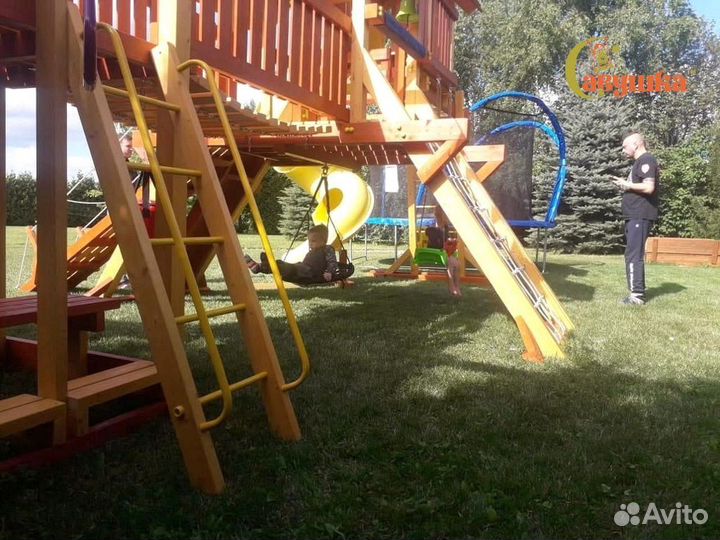 Детский уличный спортивный комплекс для дачи
