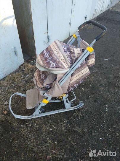 Коляска санки