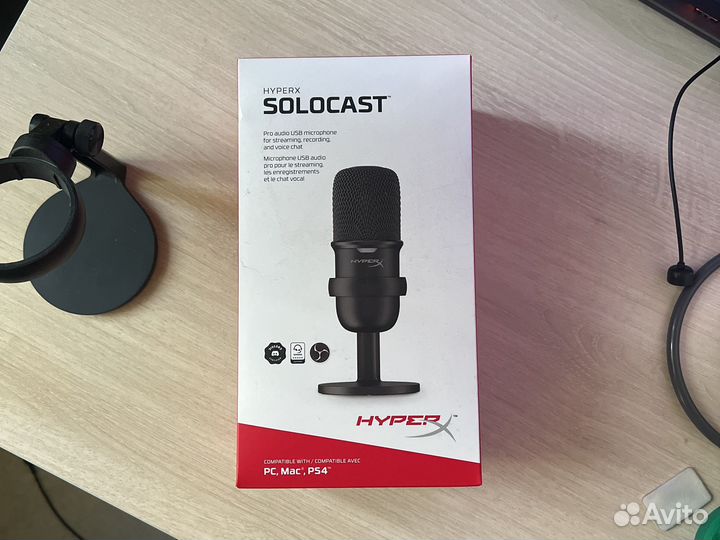 Микрофон hyperx solocast