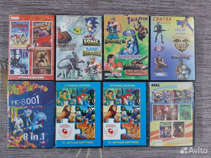 Картриджи для sega,цена за любой
