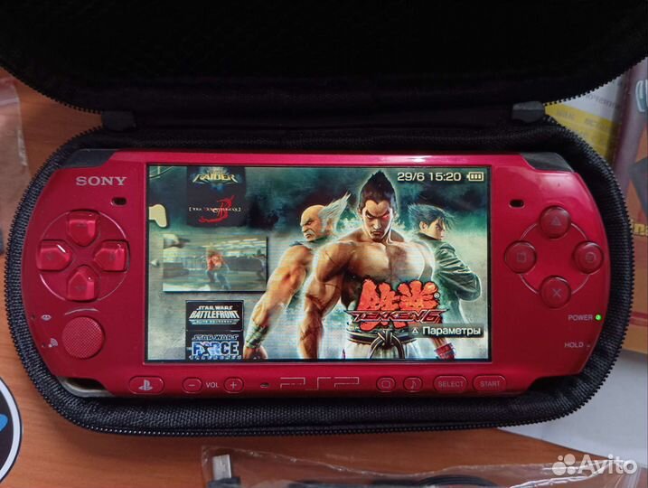 Sony psp 3008 red GTA Sindacco Chronicles edition