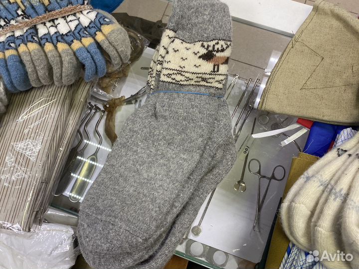 Носки из натуральной шерсти в ассортименте